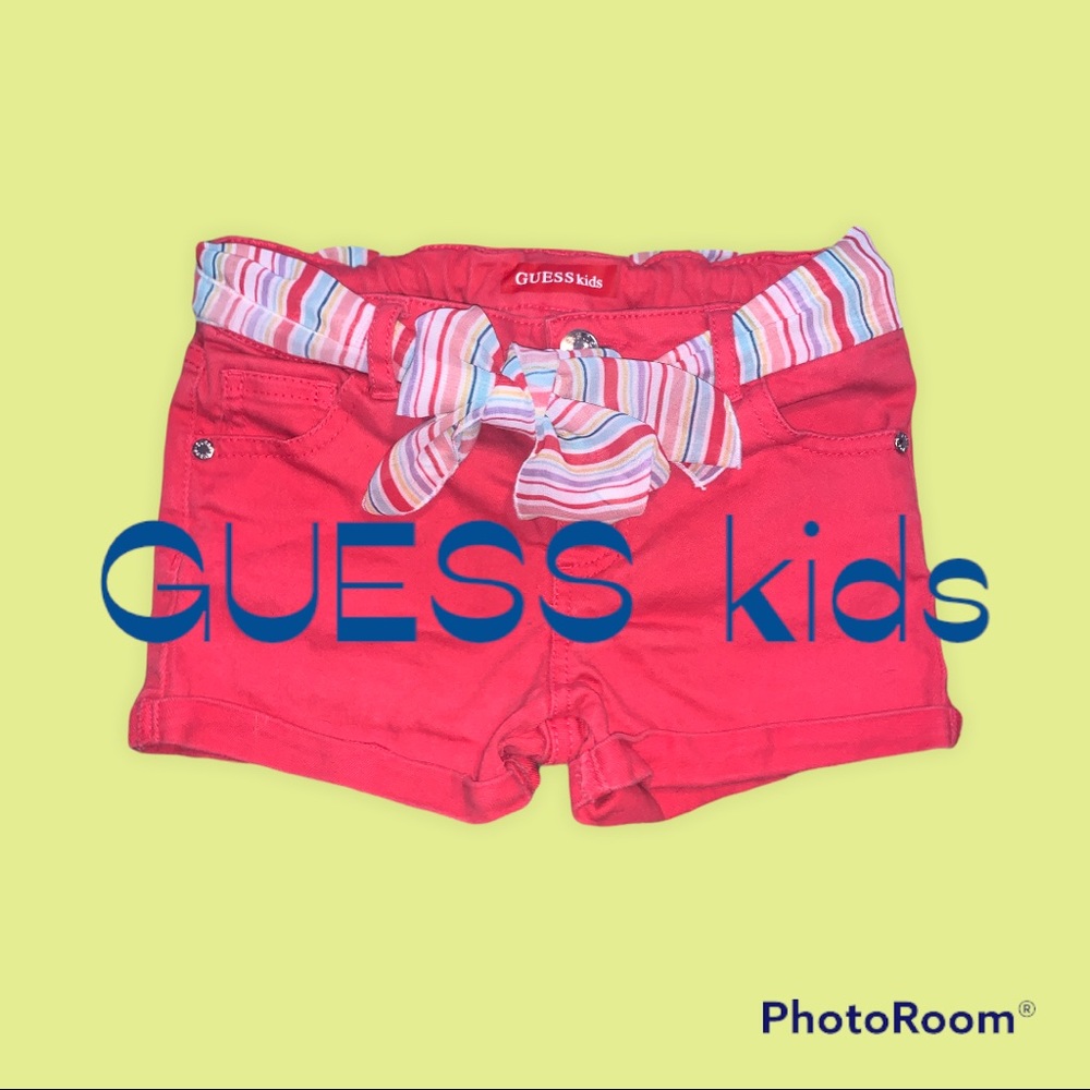 GUESS kids Bright Pink Shorts